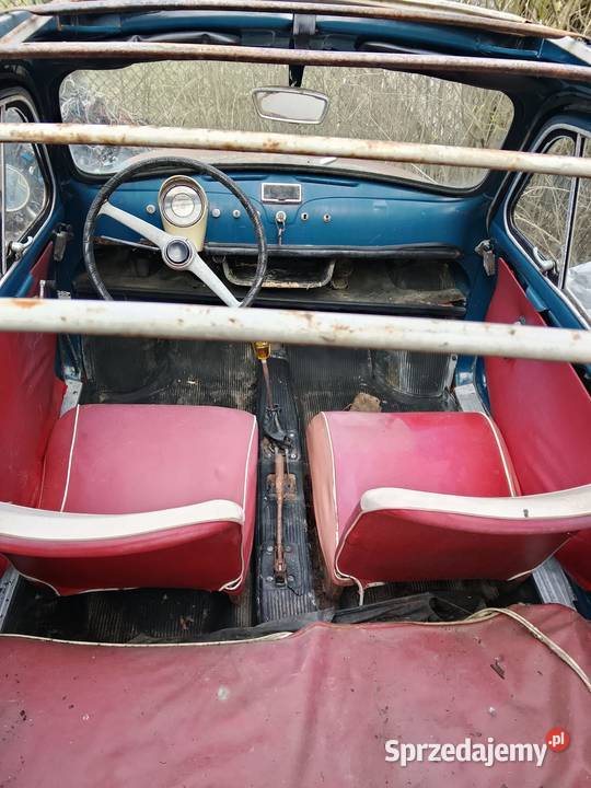 Fiat 500 R Giardiniera 2 sztuki do remontu 1km śląskie Częstochowa