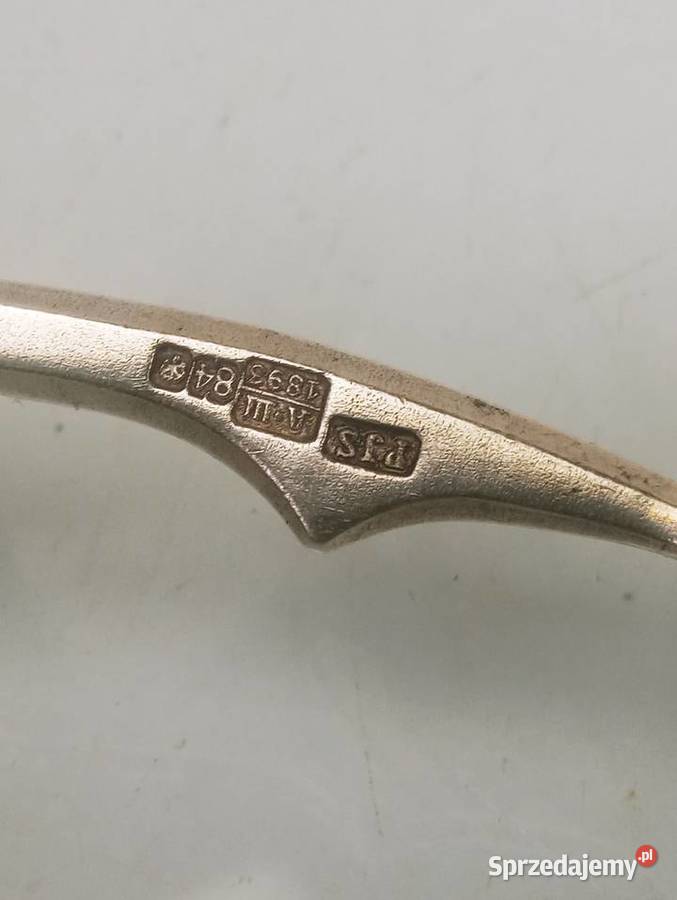 Łyżka Carska Rosja Srebro 875 84