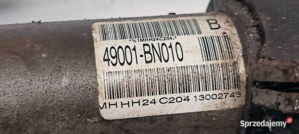 MAGLOWNICA NISSAN ALMERA 49001BN010 Lipno