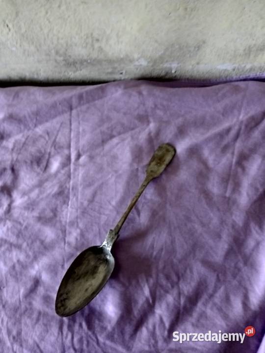 Srebrna łyżka 1899 zabór pruski Otwock