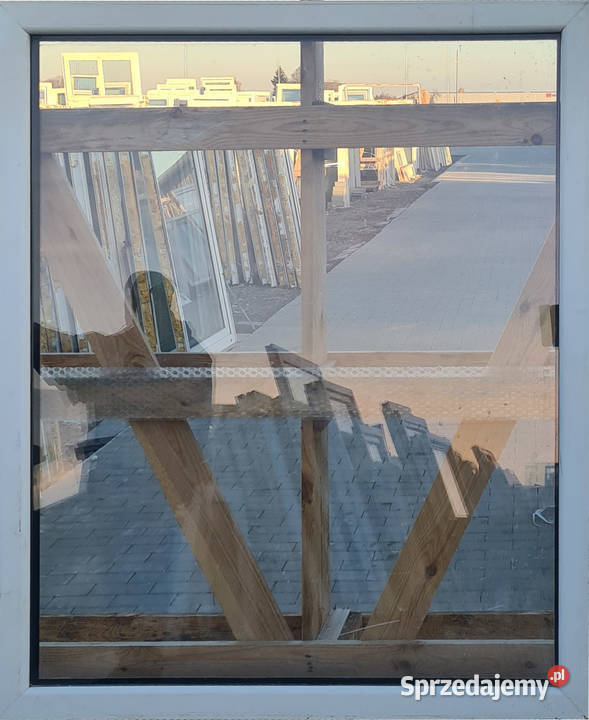 OKNA KacprzaK Witryna 114X131 FIX Używany PCV Siedlce