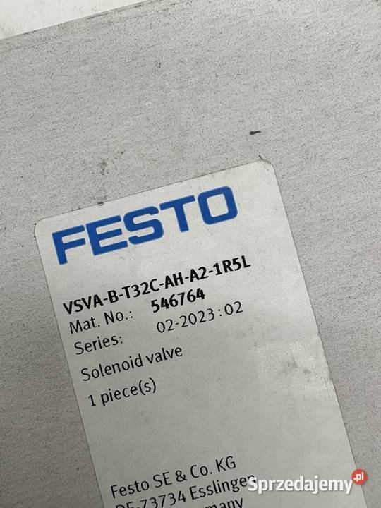 Festo 546764 VSVABT32CAHA21R5L Elektrozawór Warszawa sprzedam