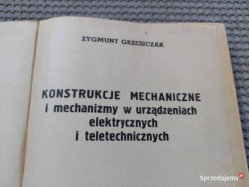 Konstrukcje mechaniczne i mechanizmy w