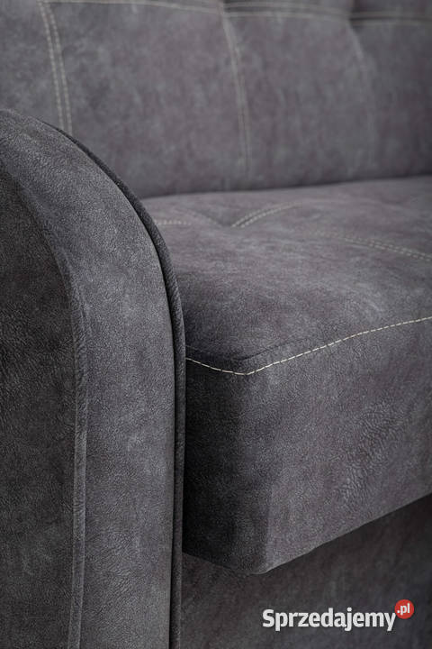 Wersalka Tapicerowana Ciemnoszara Nowoczesna Nowa Dęba sprzedam