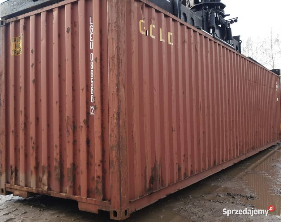 Kontenery morskie magazynowe 40 HC Używane Banino