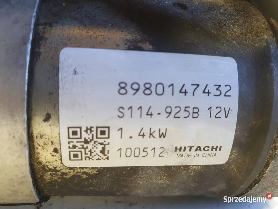 ROZRUSZNIK Opel Zafira B Astra J 17 CDTI