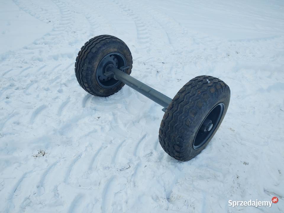 Oś z kołami 100 75 r15 do przyczepy jednoosiowej Sędziszów