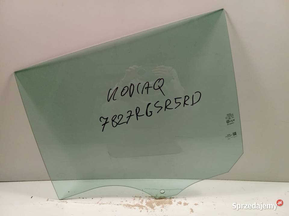 Szyba Boczna Prawa Tylna Skoda Kodiaq 24VW Boczne (drzwi) Bralin sprzedam