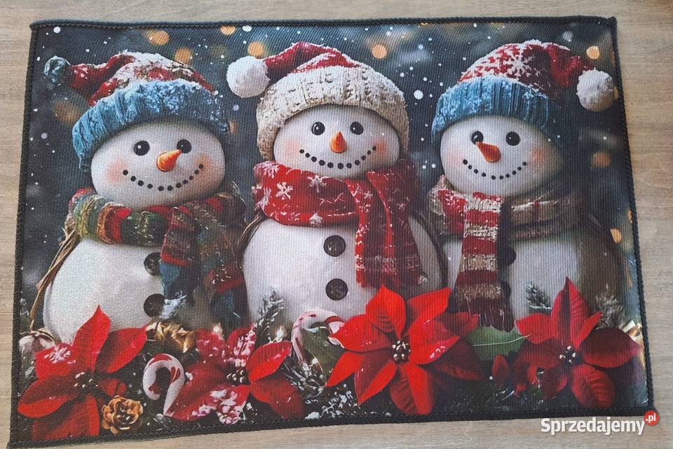 Wycieczka mata dywanik świąteczny na buty łapcie Kalisz