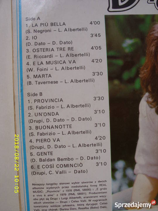 DRUPILA PIU BELLA POP winyl LP płyta winylowa Wołów sprzedam