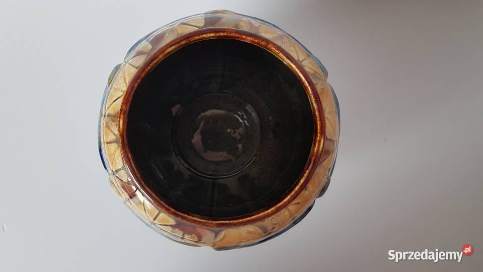 Wazon ceramiczny Faiencerie de Thulin Art Deco Dąbrowa Górnicza