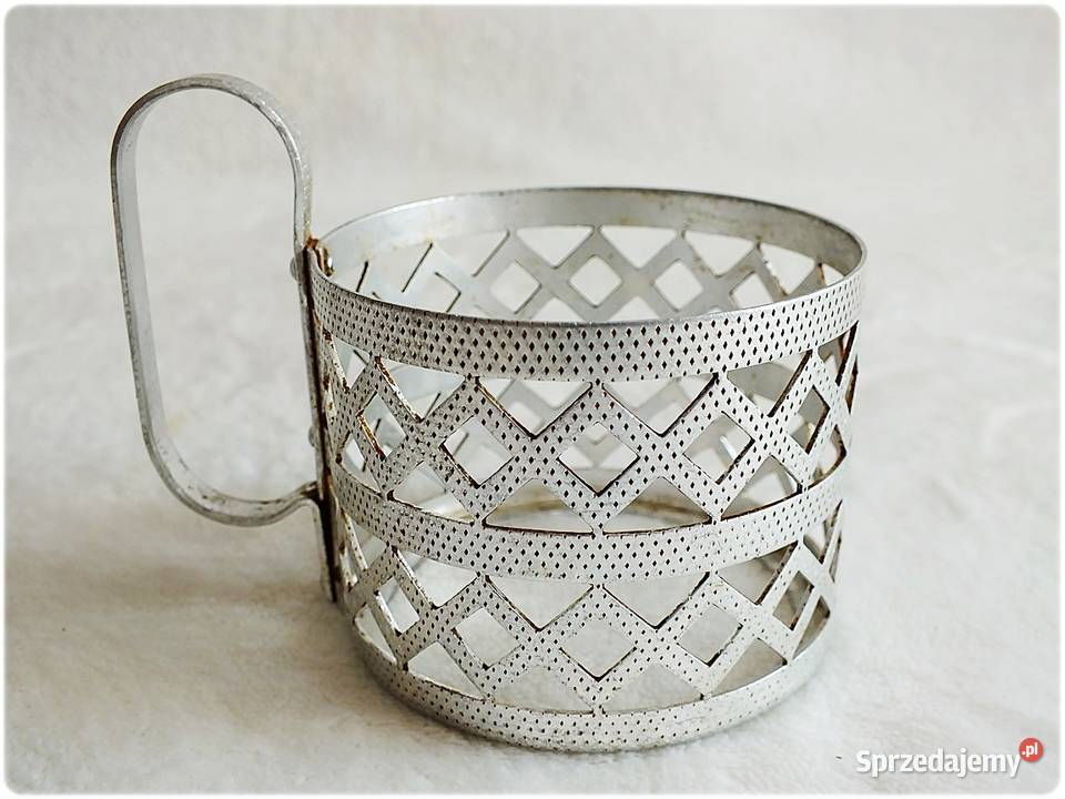 Koszyk Koszyczek na szklamkę aluminiowy lata lubuskie Żary