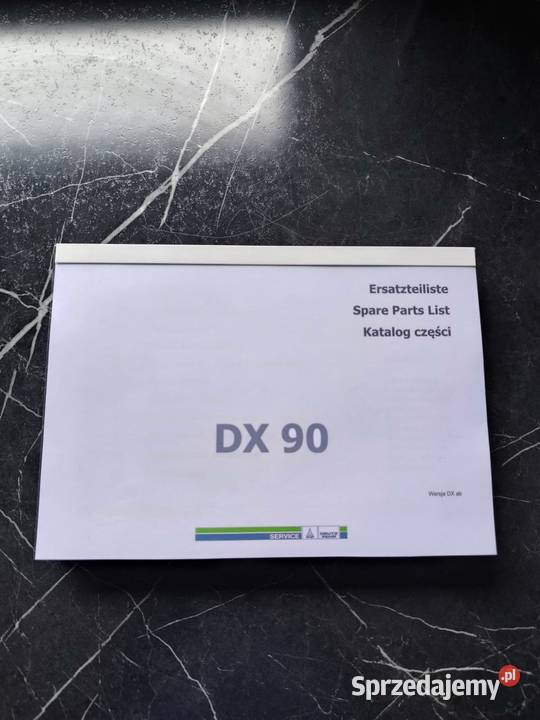 Katalog części do ciągnika DEUTZ FAHR DX 90 BIS Kamień Pomorski