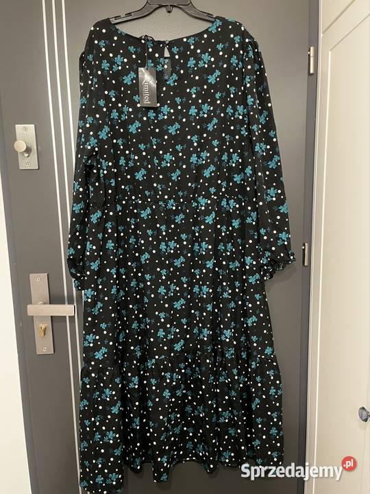 Limited collection sukienka kwiaty groszki nowa biały Choszczno sprzedam