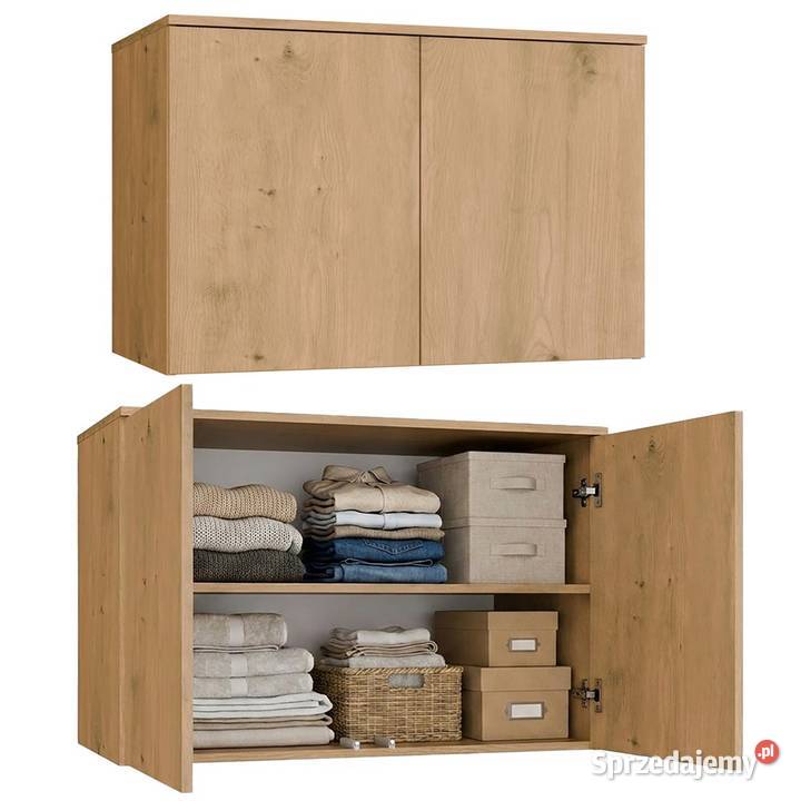 Szafa z nadstawką SD90 Dąb Artisan 180cm