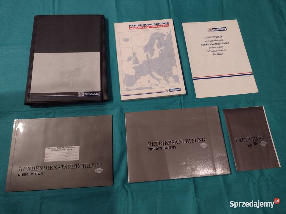 Nissan Sunny N14 Instrukcja Obsługi Książka Łódź