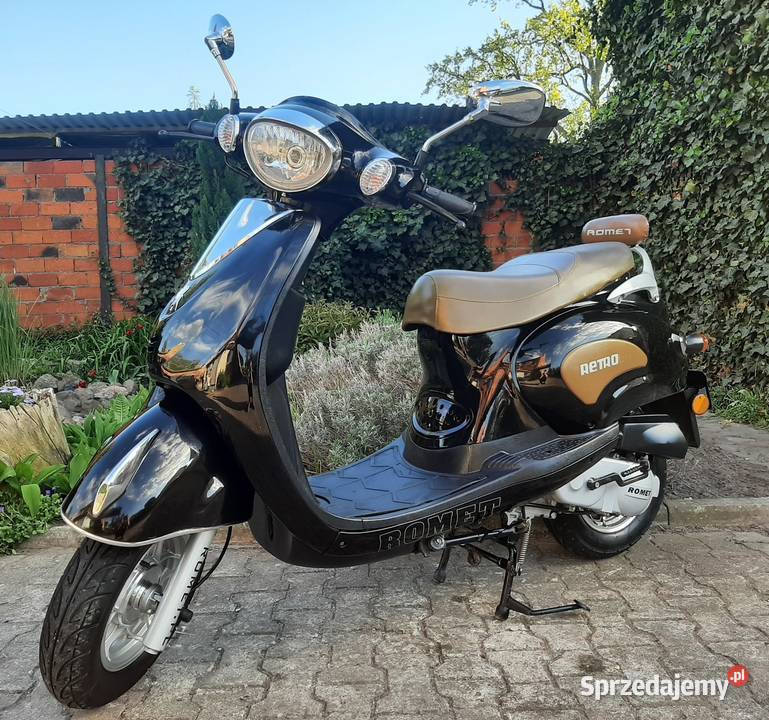 nowy skuter Romet Retro 6 50ccm 4t 2011r Tuczno sprzedam