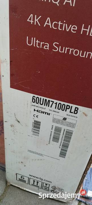 TV LG 60UM7100PLB Obudowa Ramka Podświetlenie