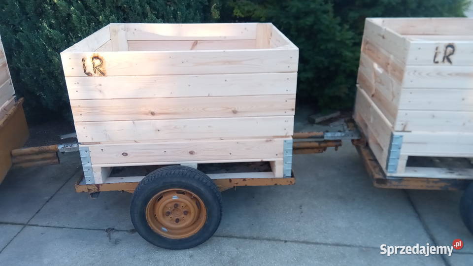 Wózek sadowniczy przyczepka przyczepa nieuszkodzony Skurów sprzedam
