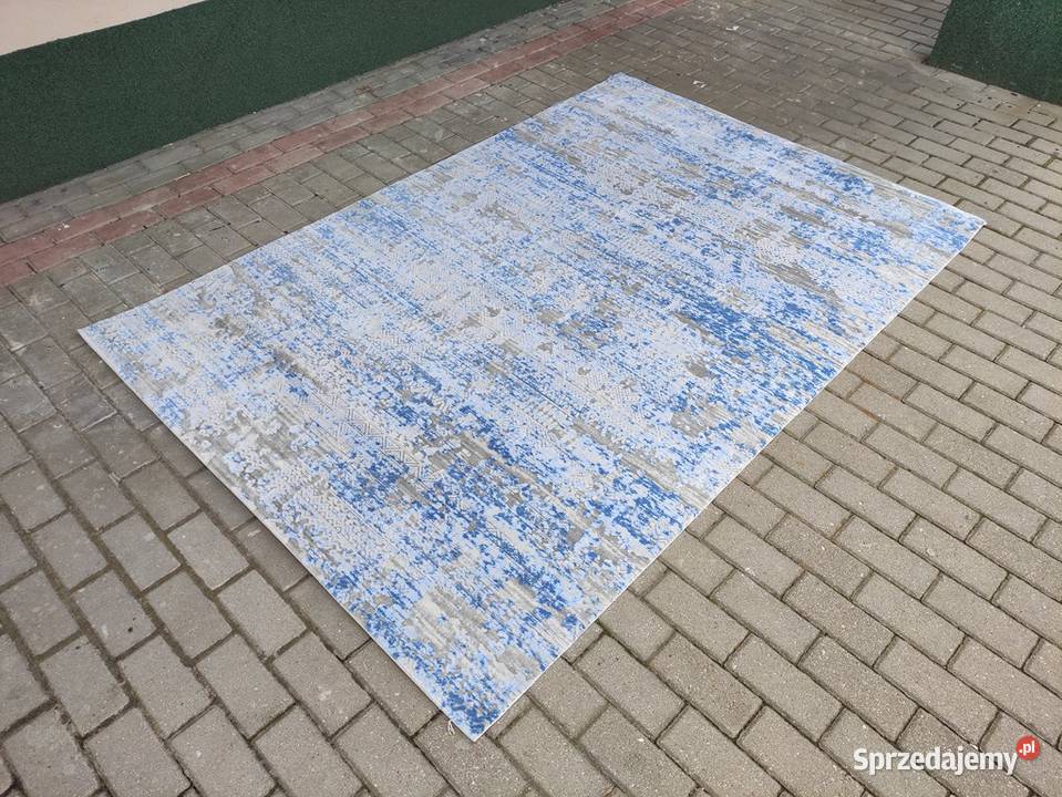 Dywan 160x230 szary niebieski 3351P 160m Dywany i wykładziny