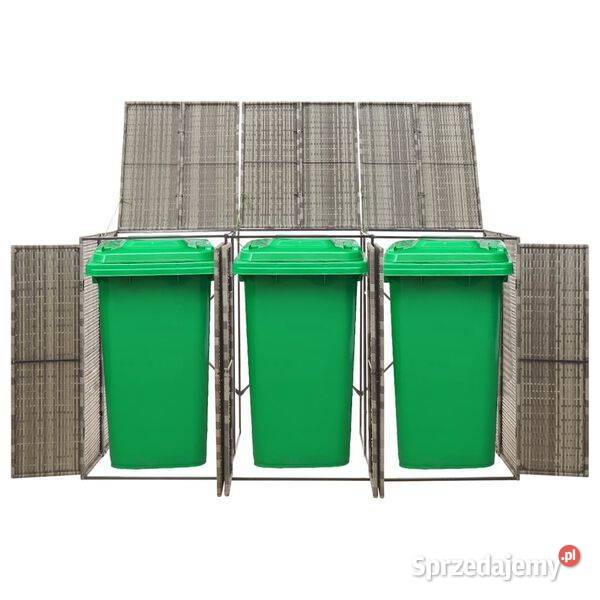 vidaXL Osłona na 3 kosze na śmieci Warszawa