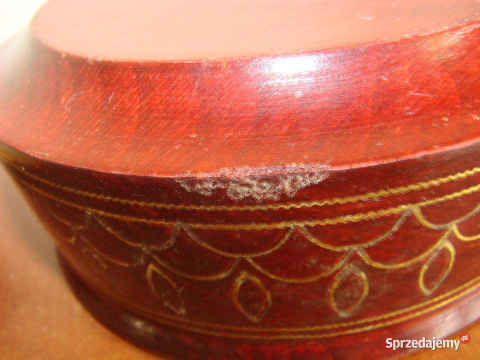 drewniane puzdro pomorskie Pruszcz Gdański