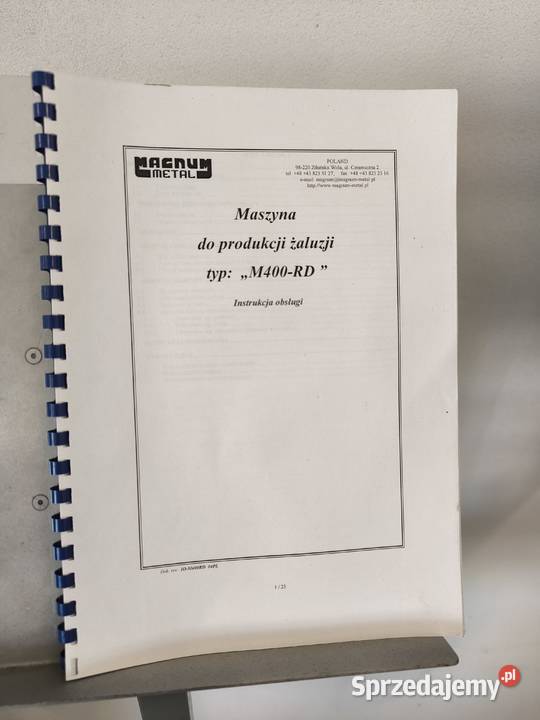 M400 RD Automat do żaluzji poziomych Kompletny Biłgoraj