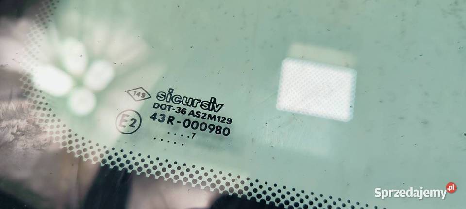 SZYBA PRAWY TYŁ RENAULT KANGOO 15 DCI kujawsko-pomorskie Lipno