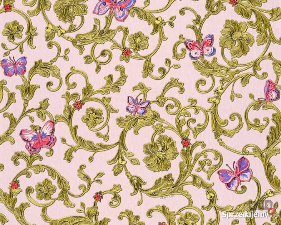 Tapeta winyl VERSACE motylki biedroneczki Kraków