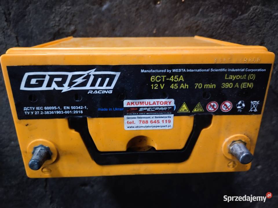 Akumulator Grom 12v osobowe Ostrowiec Świętokrzyski