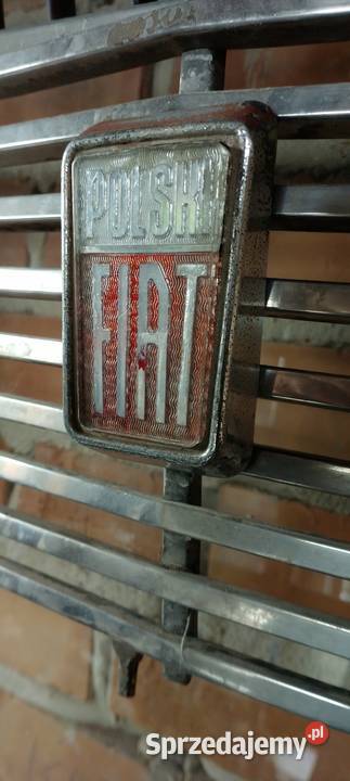 Fiata 125 p znaczek przedni PRL loftt podkarpackie