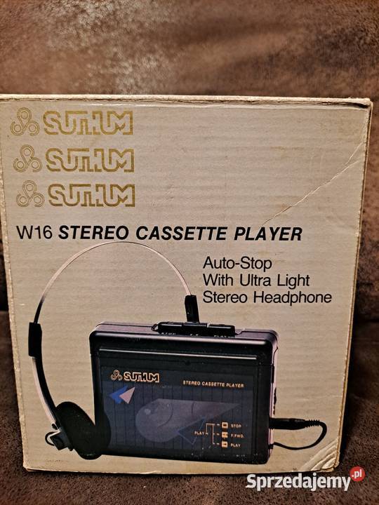 Walkman odtwarzacz kaset SUTHUM super stan Płyty i kasety Kraków