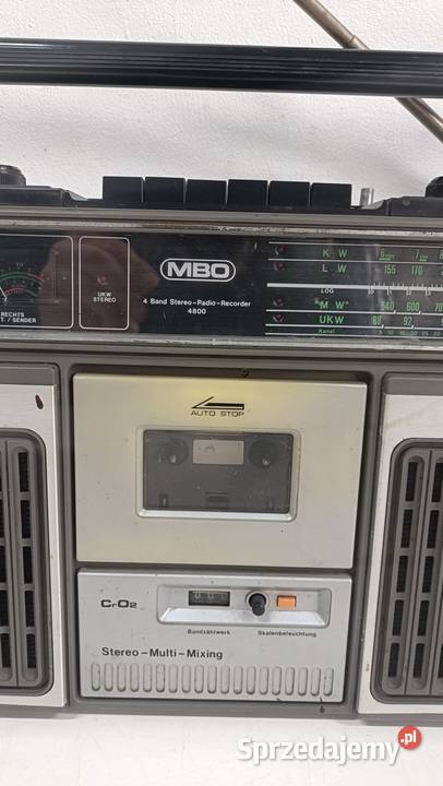 Stereofonowy rejestrator radiowy MBO 4800 wielkopolskie sprzedam