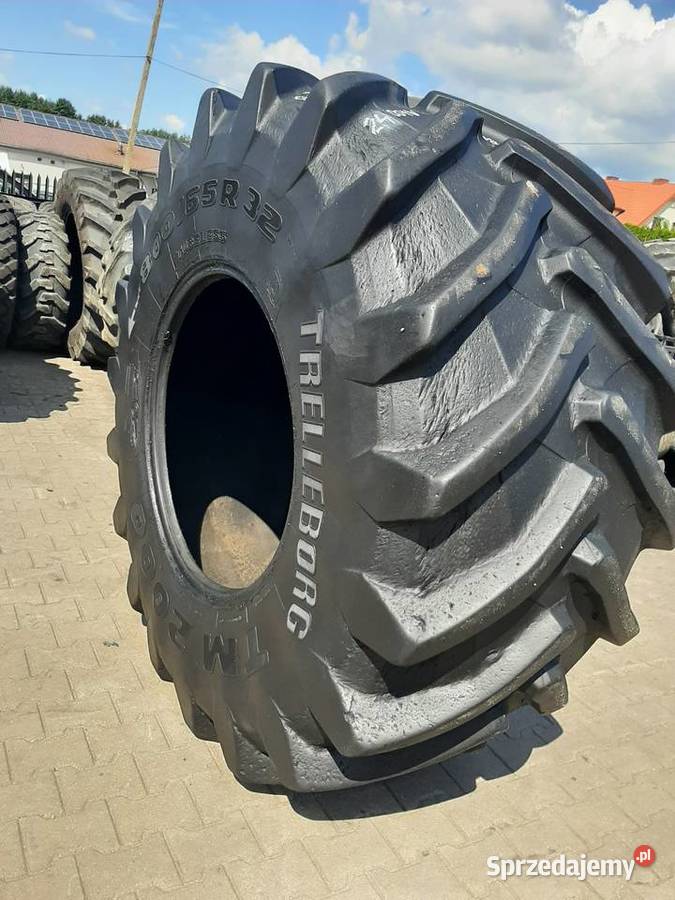 Opona używana przemysłowa 80065R32 TRELLEBORG 65 Zaścianki