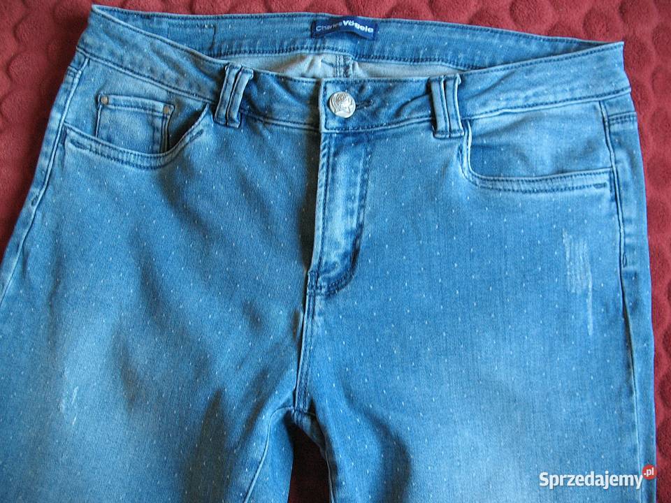 Spodnie jeans damskie 40 L obwód bioder 100