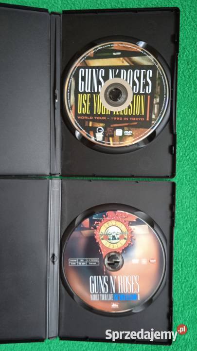 Guns n Roses DVD cz 1 i 2 koncert mazowieckie Warszawa