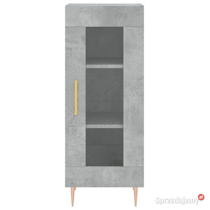 Wysoka szafka szarość betonu 345x34x180 Warszawa sprzedam