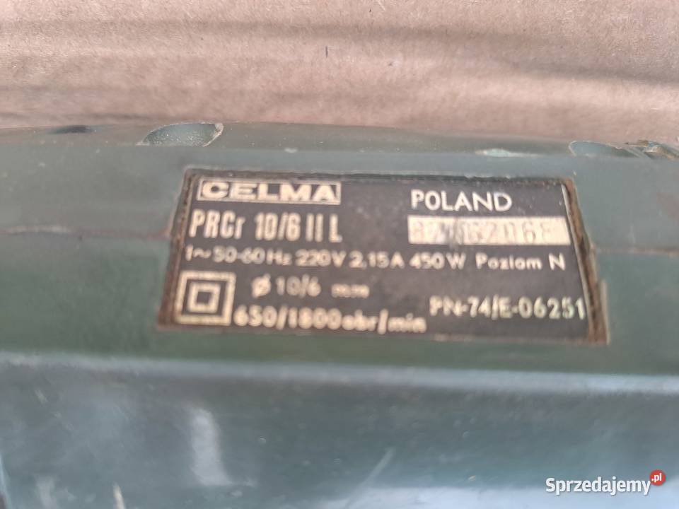 wiertarka Celma Prcr106 L 450w plus przystawki Osięciny sprzedam