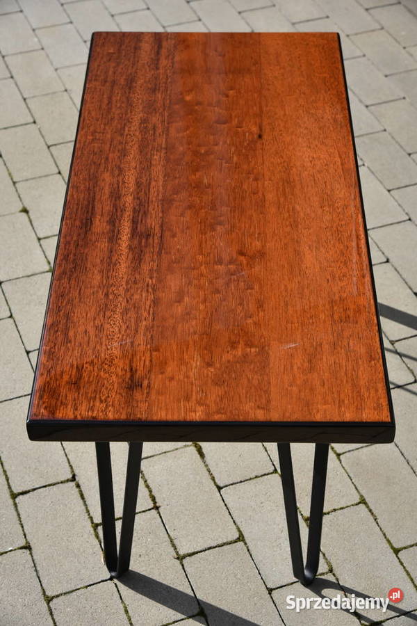 Stolik kawowy merbau coffee table epoxy