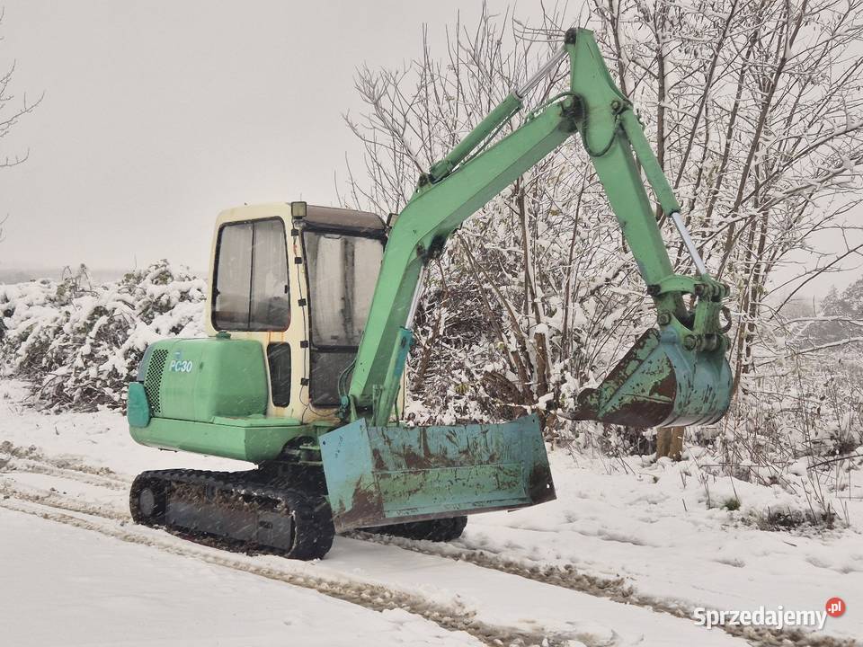 Koparka KOMATSU PC30 Gąsiennice Małuszyn