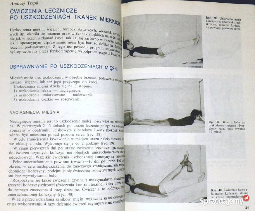 Ćwiczenia usprawniajace w uszkodzeniach kości i Chełm sprzedam