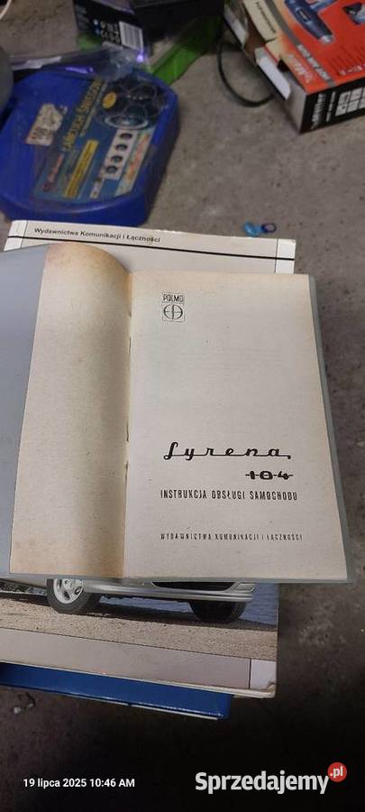 Instrukcja obsługi FSO Syrena 104 motoryzacja, transport