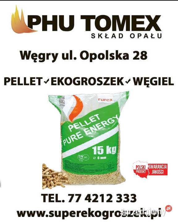 SKŁAD OPAŁU węgiel orzech ekogroszek miał kostka Dom i Ogród Węgry