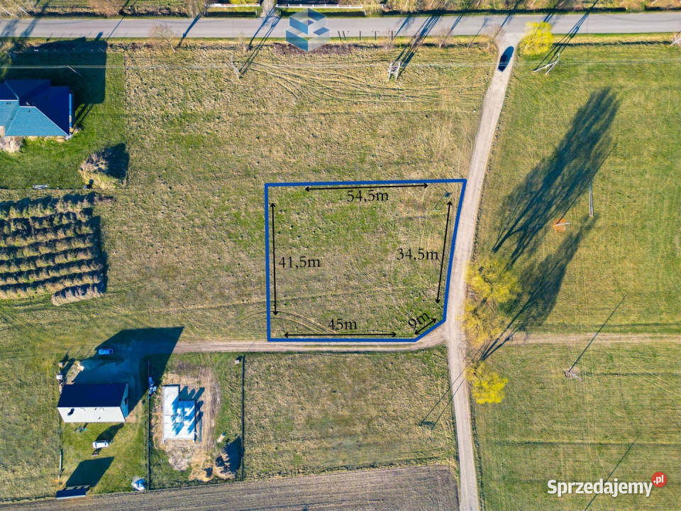 Działka 2089m2 Księży Dwór 45m