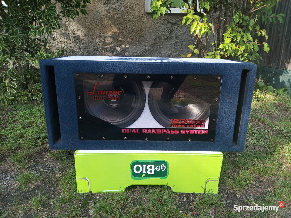 Tuba Subwoofer Skrzynia Basowa LANZAR 600RMS Dzierżoniów