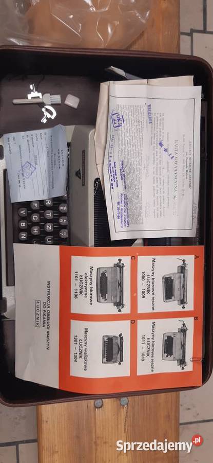 Maszyna do pisania LUCZNIK 1303 Nowy Targ sprzedam