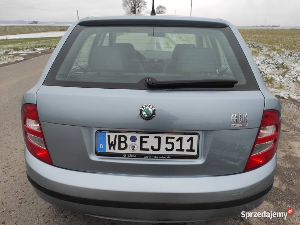 Skoda Fabia 14 16V 75 81000 z Niemiec nieuszkodzony podkarpackie Przeworsk