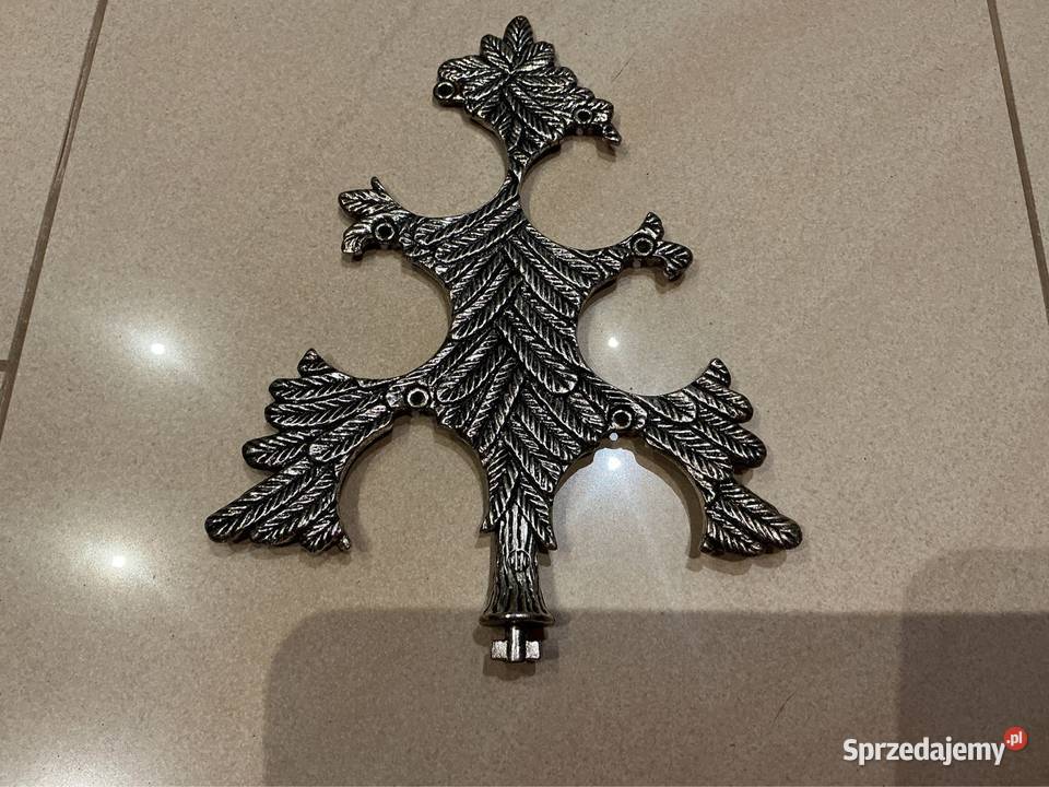 Element Dekoracyjny Metalowy Choinka Nowa Sól