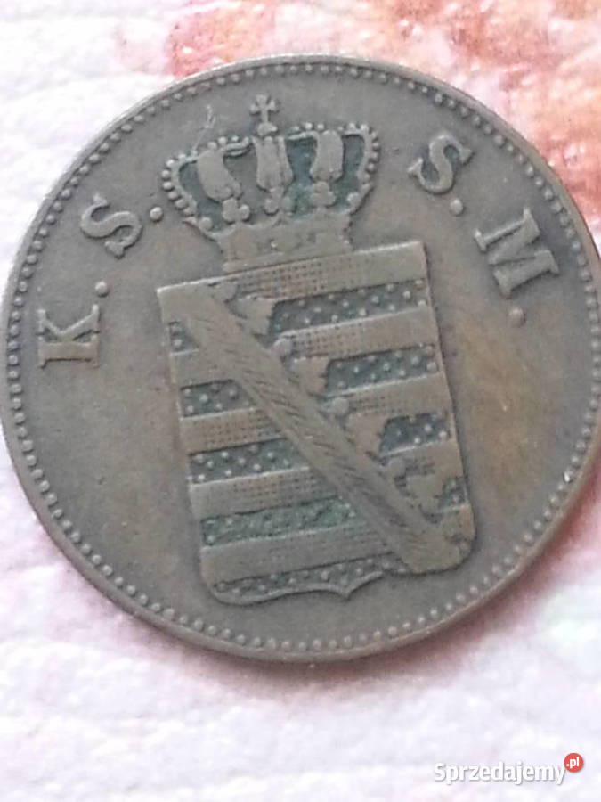 1189 Niemieckie Monety Saksonia Szczecin