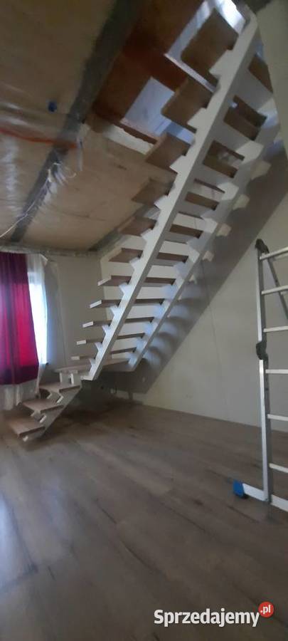 Schody konstrukcjia stalowa barierki Krynka